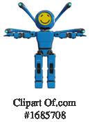 Robot Clipart #1685708 by Leo Blanchette