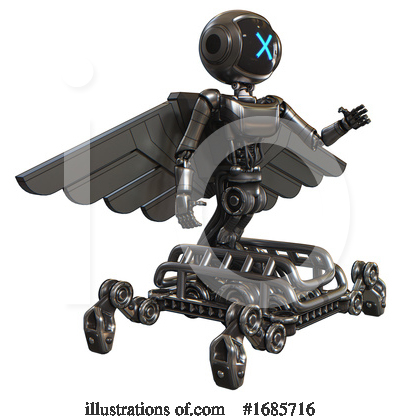 Royalty-Free (RF) Robot Clipart Illustration by Leo Blanchette - Stock Sample #1685716