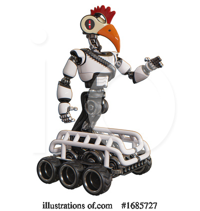 Royalty-Free (RF) Robot Clipart Illustration by Leo Blanchette - Stock Sample #1685727