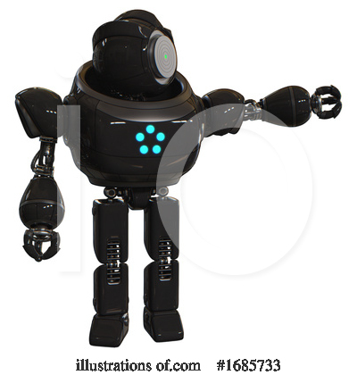 Royalty-Free (RF) Robot Clipart Illustration by Leo Blanchette - Stock Sample #1685733