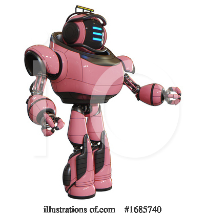 Royalty-Free (RF) Robot Clipart Illustration by Leo Blanchette - Stock Sample #1685740