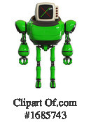 Robot Clipart #1685743 by Leo Blanchette