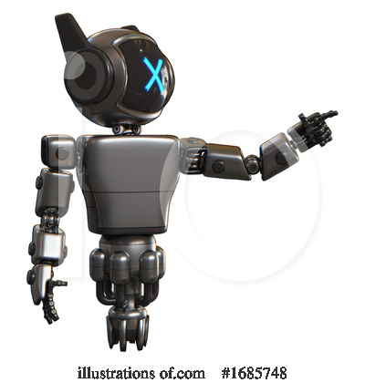Royalty-Free (RF) Robot Clipart Illustration by Leo Blanchette - Stock Sample #1685748