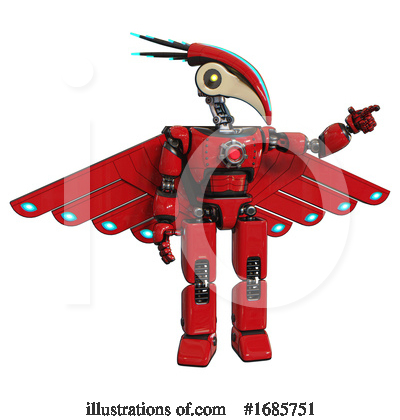 Royalty-Free (RF) Robot Clipart Illustration by Leo Blanchette - Stock Sample #1685751