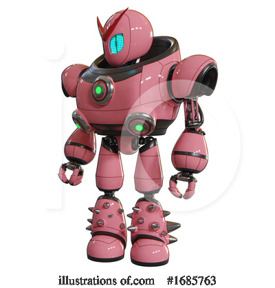 Royalty-Free (RF) Robot Clipart Illustration by Leo Blanchette - Stock Sample #1685763