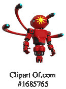 Robot Clipart #1685765 by Leo Blanchette