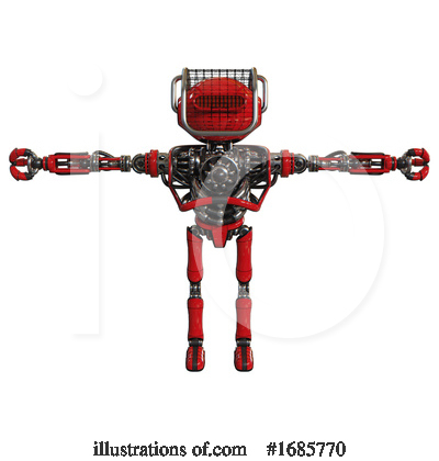 Royalty-Free (RF) Robot Clipart Illustration by Leo Blanchette - Stock Sample #1685770