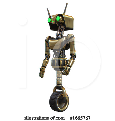 Royalty-Free (RF) Robot Clipart Illustration by Leo Blanchette - Stock Sample #1685787