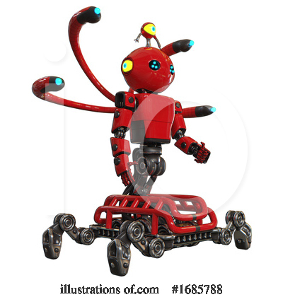 Royalty-Free (RF) Robot Clipart Illustration by Leo Blanchette - Stock Sample #1685788