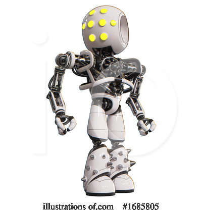 Royalty-Free (RF) Robot Clipart Illustration by Leo Blanchette - Stock Sample #1685805