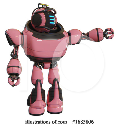 Royalty-Free (RF) Robot Clipart Illustration by Leo Blanchette - Stock Sample #1685806