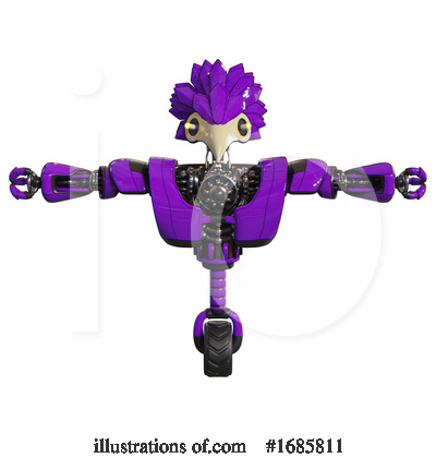 Royalty-Free (RF) Robot Clipart Illustration by Leo Blanchette - Stock Sample #1685811