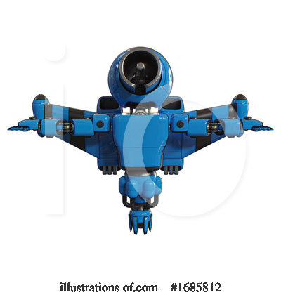 Royalty-Free (RF) Robot Clipart Illustration by Leo Blanchette - Stock Sample #1685812