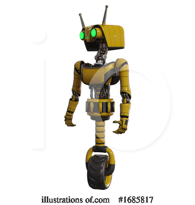 Royalty-Free (RF) Robot Clipart Illustration by Leo Blanchette - Stock Sample #1685817
