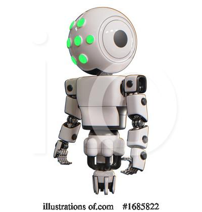 Royalty-Free (RF) Robot Clipart Illustration by Leo Blanchette - Stock Sample #1685822