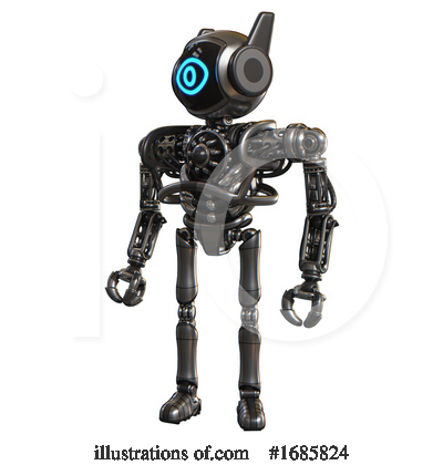 Royalty-Free (RF) Robot Clipart Illustration by Leo Blanchette - Stock Sample #1685824