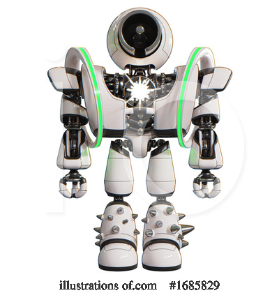 Royalty-Free (RF) Robot Clipart Illustration by Leo Blanchette - Stock Sample #1685829