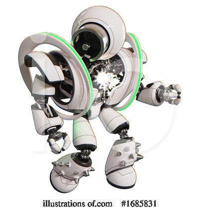 Royalty-Free (RF) Robot Clipart Illustration by Leo Blanchette - Stock Sample #1685831