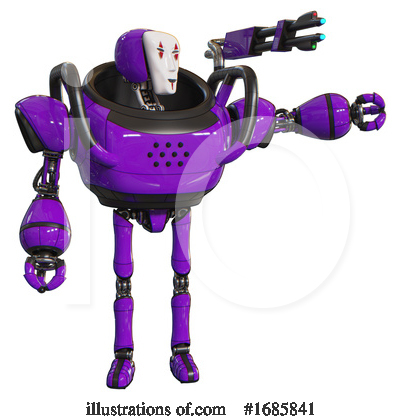Royalty-Free (RF) Robot Clipart Illustration by Leo Blanchette - Stock Sample #1685841