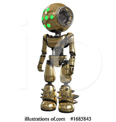 Royalty-Free (RF) Robot Clipart Illustration by Leo Blanchette - Stock Sample #1685843