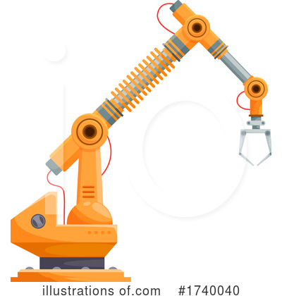Robotic Arm Clipart #1740040 by Vector Tradition SM