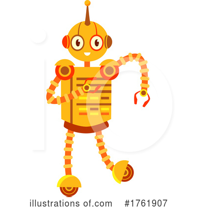 Royalty-Free (RF) Robot Clipart Illustration by Vector Tradition SM - Stock Sample #1761907