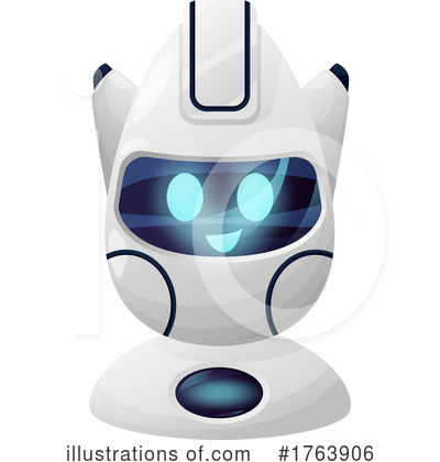 Royalty-Free (RF) Robot Clipart Illustration by Vector Tradition SM - Stock Sample #1763906