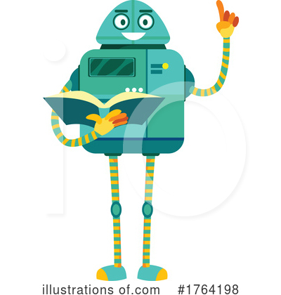 Royalty-Free (RF) Robot Clipart Illustration by Vector Tradition SM - Stock Sample #1764198