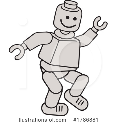 Royalty-Free (RF) Robot Clipart Illustration by Johnny Sajem - Stock Sample #1786881