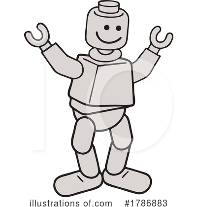Royalty-Free (RF) Robot Clipart Illustration by Johnny Sajem - Stock Sample #1786883