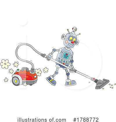 Royalty-Free (RF) Robot Clipart Illustration by Alex Bannykh - Stock Sample #1788772