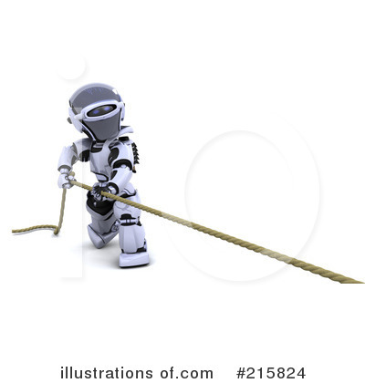 Royalty-Free (RF) Robot Clipart Illustration by KJ Pargeter - Stock Sample #215824