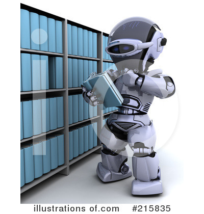 Royalty-Free (RF) Robot Clipart Illustration by KJ Pargeter - Stock Sample #215835
