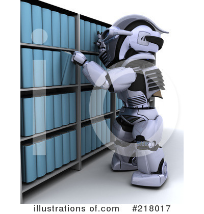 Royalty-Free (RF) Robot Clipart Illustration by KJ Pargeter - Stock Sample #218017