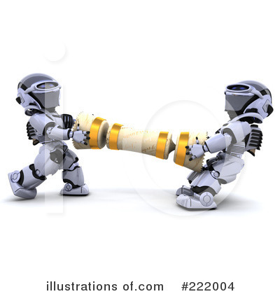 Royalty-Free (RF) Robot Clipart Illustration by KJ Pargeter - Stock Sample #222004