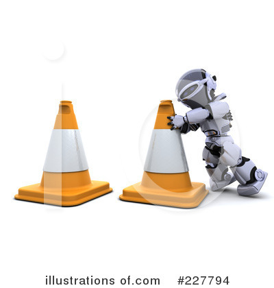 Royalty-Free (RF) Robot Clipart Illustration by KJ Pargeter - Stock Sample #227794