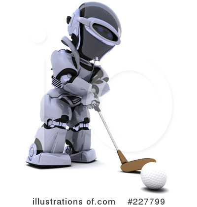 Royalty-Free (RF) Robot Clipart Illustration by KJ Pargeter - Stock Sample #227799