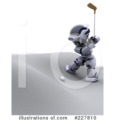 Royalty-Free (RF) Robot Clipart Illustration by KJ Pargeter - Stock Sample #227810