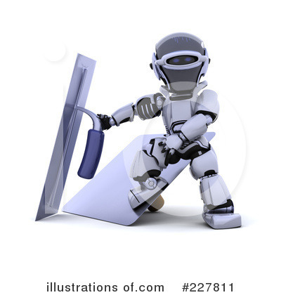 Royalty-Free (RF) Robot Clipart Illustration by KJ Pargeter - Stock Sample #227811
