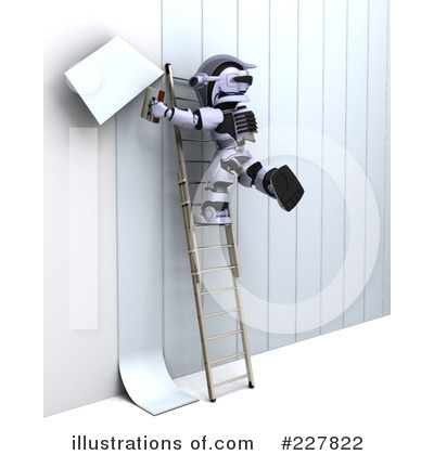 Royalty-Free (RF) Robot Clipart Illustration by KJ Pargeter - Stock Sample #227822
