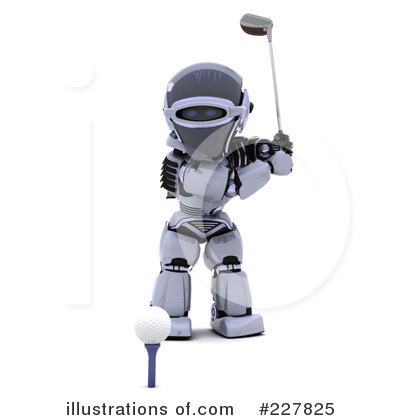 Royalty-Free (RF) Robot Clipart Illustration by KJ Pargeter - Stock Sample #227825