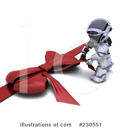 Royalty-Free (RF) Robot Clipart Illustration by KJ Pargeter - Stock Sample #230551