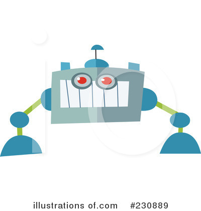 Royalty-Free (RF) Robot Clipart Illustration by yayayoyo - Stock Sample #230889