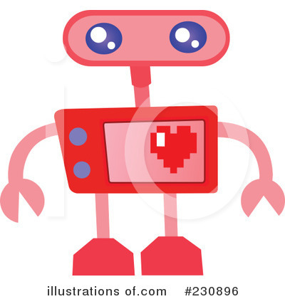 Royalty-Free (RF) Robot Clipart Illustration by yayayoyo - Stock Sample #230896