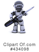 Robot Clipart #434098 by KJ Pargeter