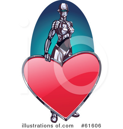 Royalty-Free (RF) Robot Clipart Illustration by r formidable - Stock Sample #61606