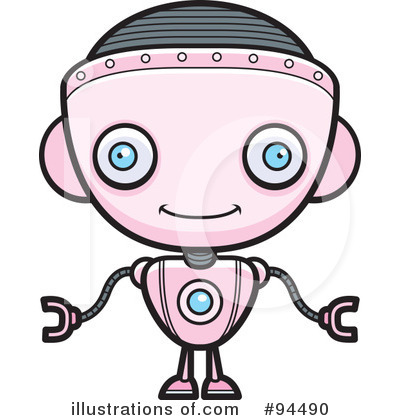 Royalty-Free (RF) Robot Clipart Illustration by Cory Thoman - Stock Sample #94490