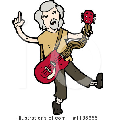Royalty-Free (RF) Rock And Roll Clipart Illustration by lineartestpilot - Stock Sample #1185655