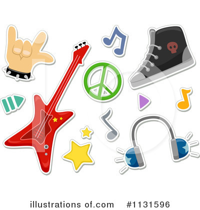 Royalty-Free (RF) Rock Music Clipart Illustration by BNP Design Studio - Stock Sample #1131596
