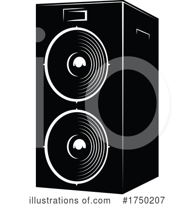 Music Speaker Clipart #1750207 by Vector Tradition SM